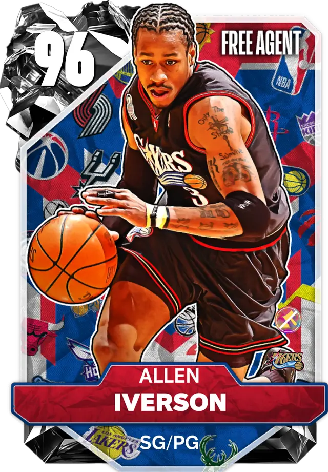 (FREEAGENT) Allen Iverson (96 OVR)