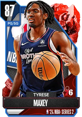 NBA 2K24 | 2KDB Ruby Tyrese Maxey (87) Complete Stats