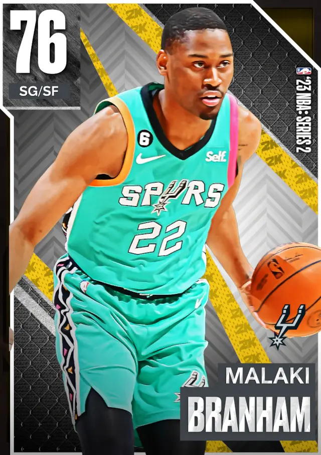 (GOLD) Malaki Branham (76 OVR)