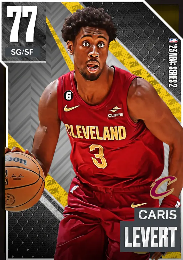 (GOLD) Caris LeVert (77 OVR)