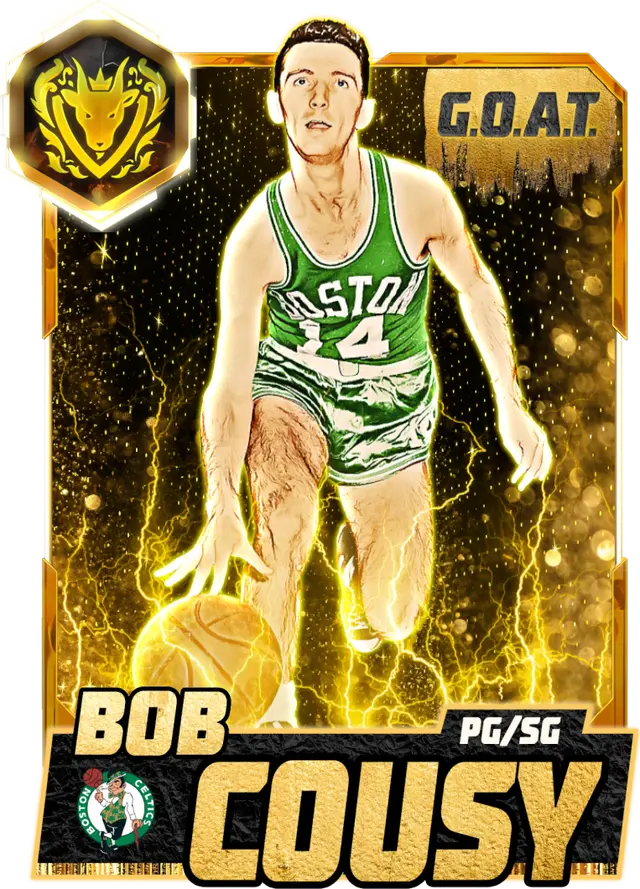 (GOAT) Bob Cousy (99 OVR)