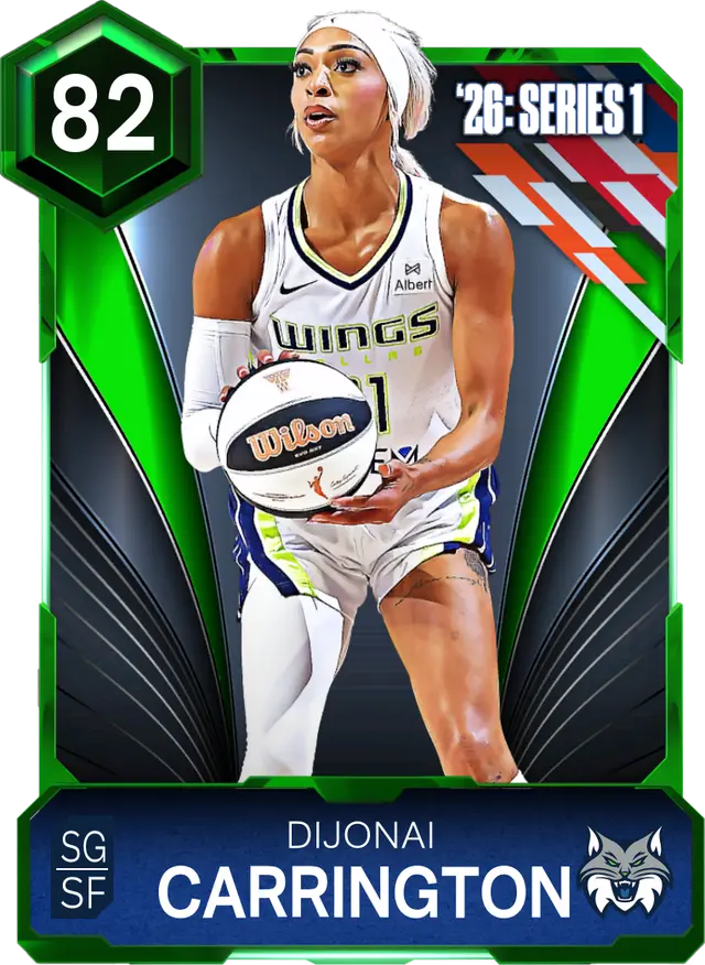 (EMERALD) DiJonai Carrington (82 OVR)