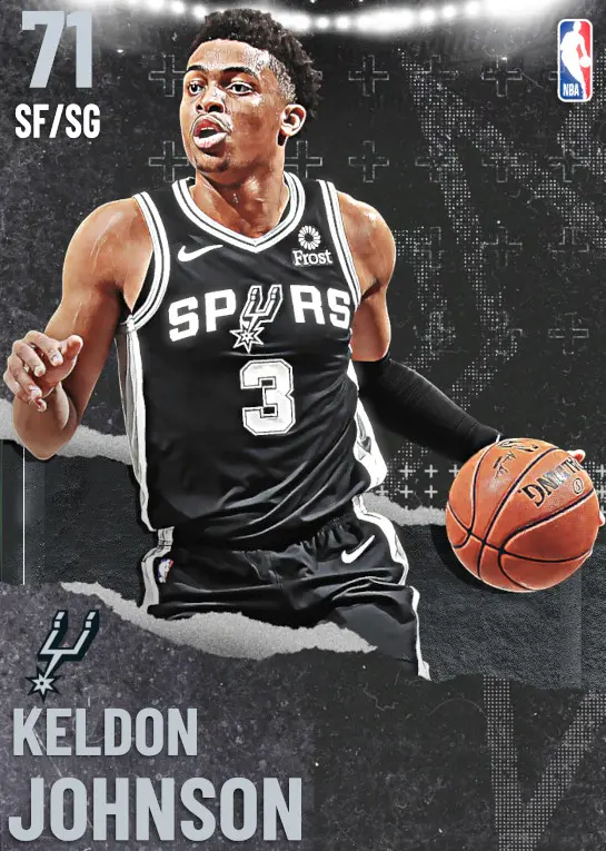 (SILVER) Keldon Johnson (71 OVR)