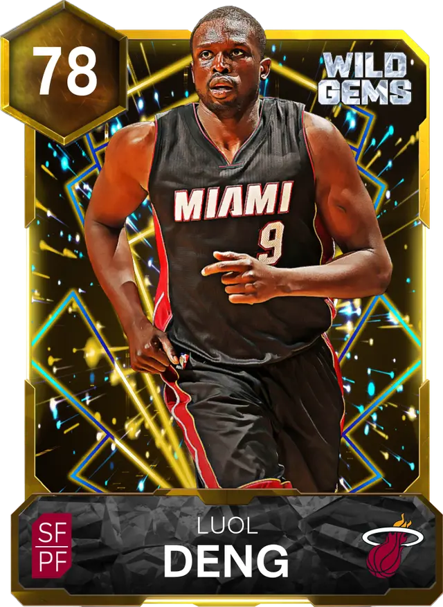 78 Luol Deng | Gold Wild Gems