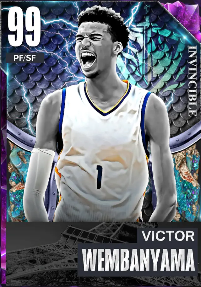 99 Introductions Purple Prizm Panini Mosaic Victor Wembanyama ｜NBA