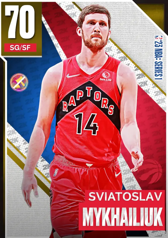 (GOLD) Sviatoslav Mykhailiuk (70 OVR)
