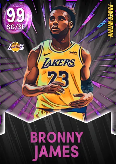 Jersey swap and beard on Bronny