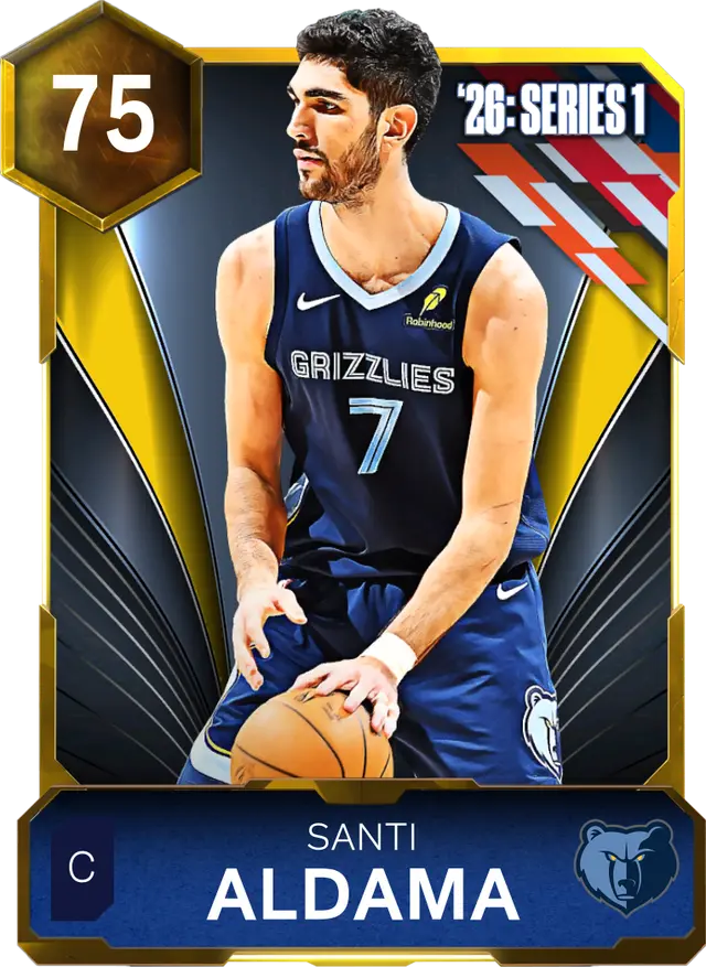 (GOLD) Santi Aldama (75 OVR)