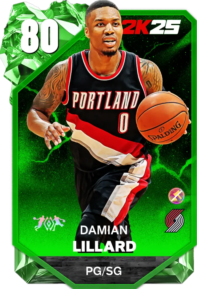 (EMERALD) Damian Lillard (80 OVR)