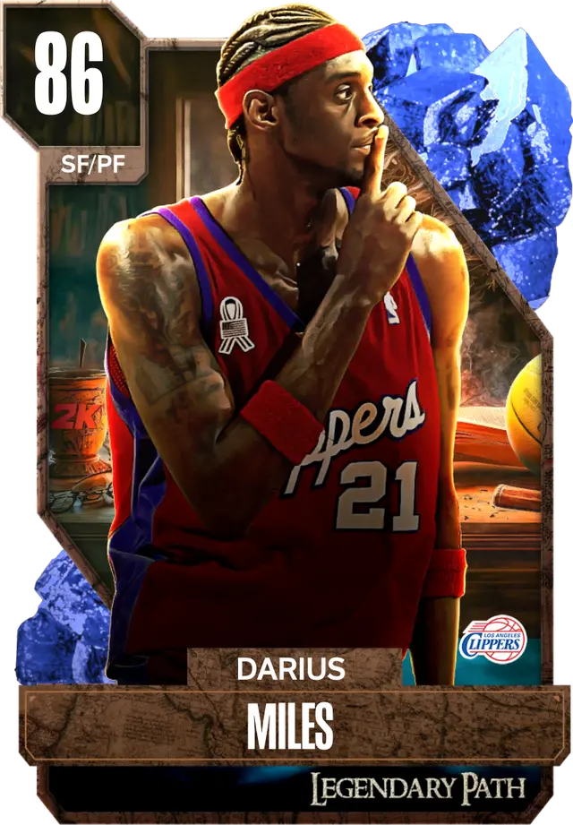 (SAPPHIRE) Darius Miles (86 OVR)