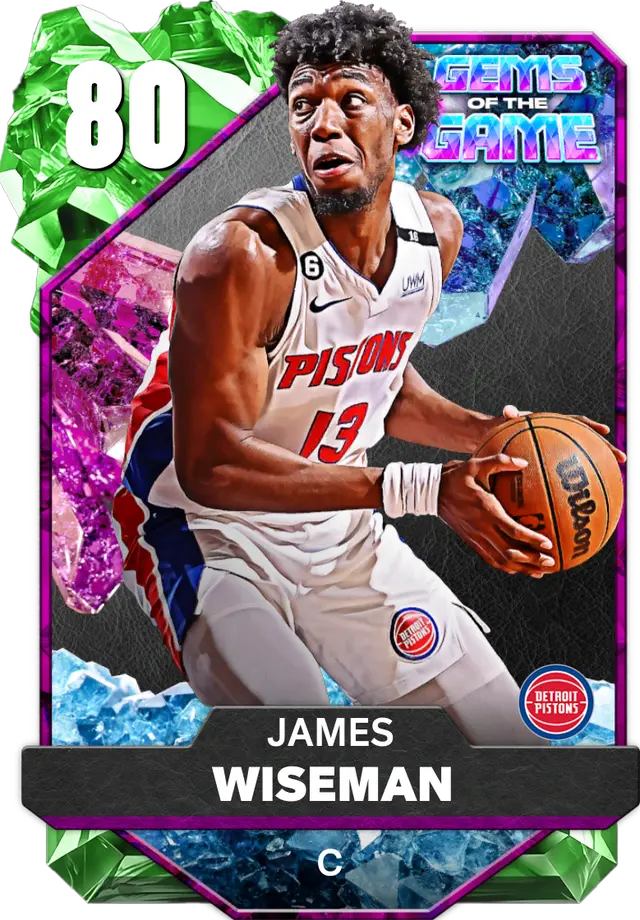 (EMERALD) James Wiseman (80 OVR)