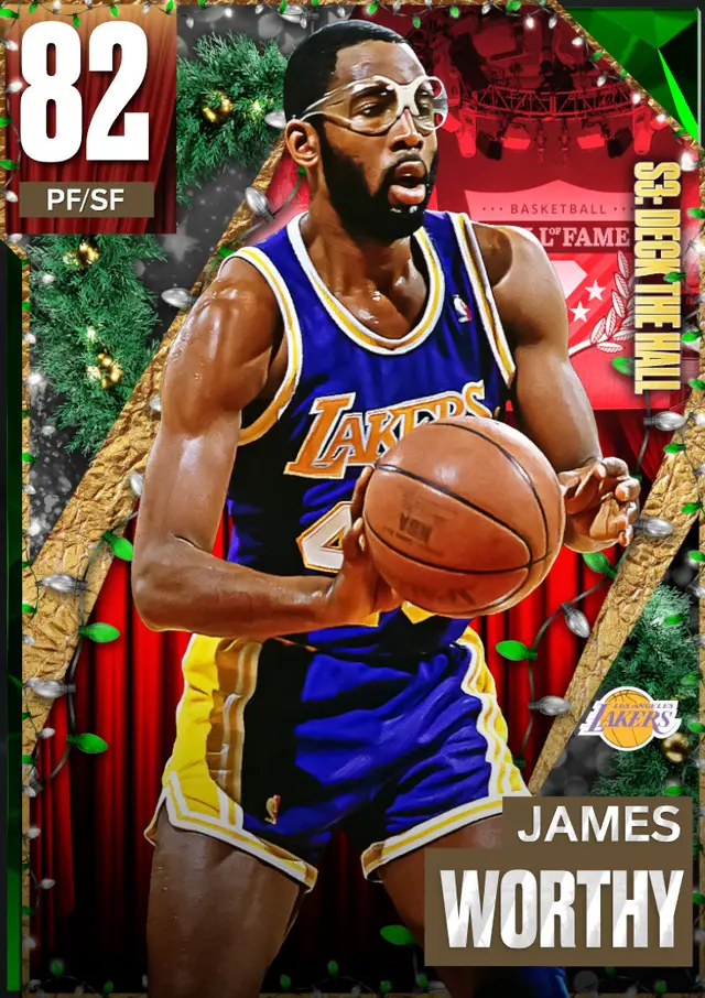 (EMERALD) James Worthy (82 OVR)
