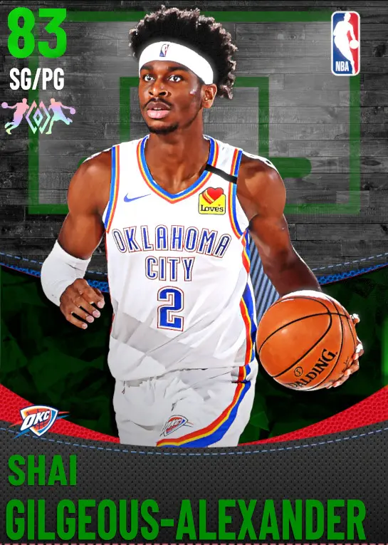 (EMERALD) Shai Gilgeous-Alexander (83 OVR)