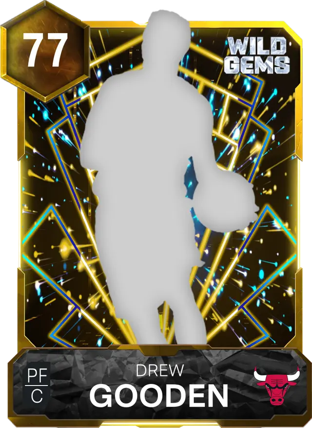 77 Drew Gooden | Gold Wild Gems
