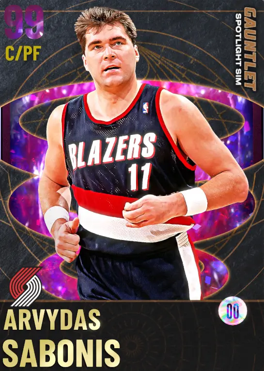 (DM) Arvydas Sabonis (99 OVR)