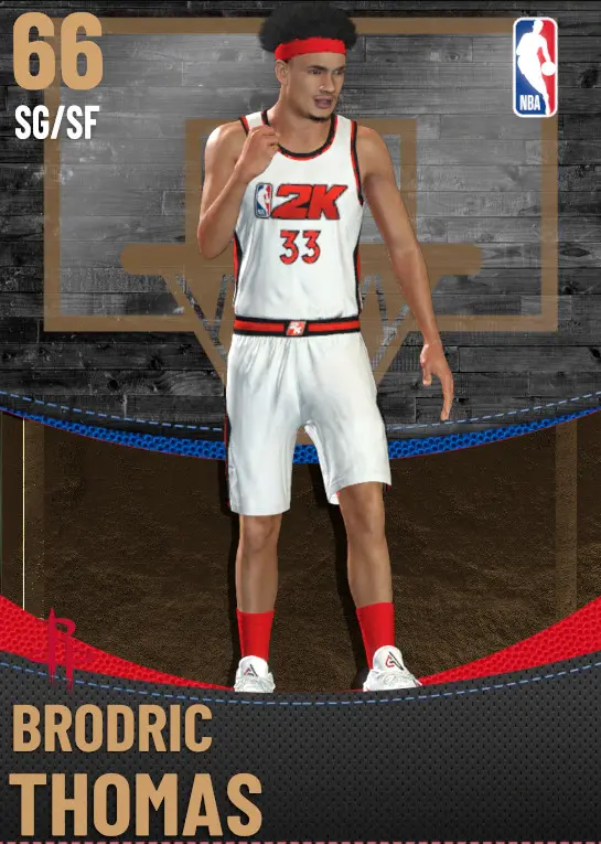 (HEATCHECK) Brodric Thomas (66 OVR)