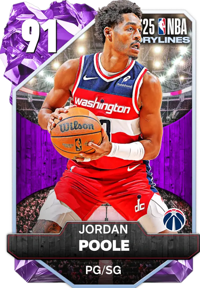 (AMETHYST) Jordan Poole (91 OVR)
