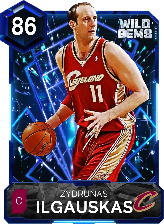 (SAPPHIRE) Zydrunas Ilgauskas (86 OVR)