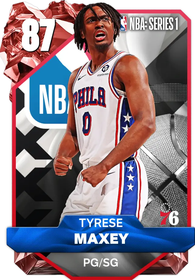 (RUBY) Tyrese Maxey (87 OVR)