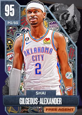 NBA 2K24 | 2KDB Free Agent Shai Gilgeous-Alexander (95) Complete Stats