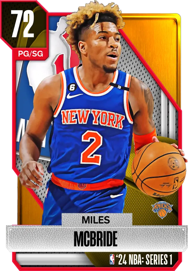 (GOLD) Miles McBride (72 OVR)