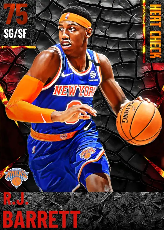 (SILVER) R.J. Barrett (75 OVR)