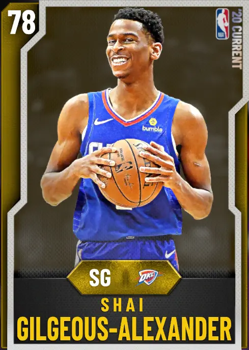 (GOLD) Shai Gilgeous-Alexander (78 OVR)