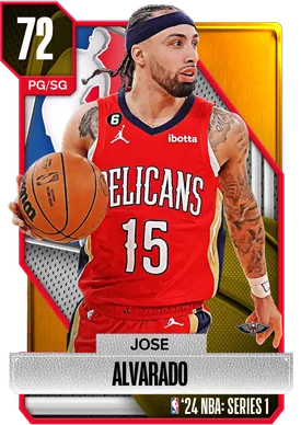 NBA 2K24 | 2KDB Gold Jose Alvarado (72) Complete Stats