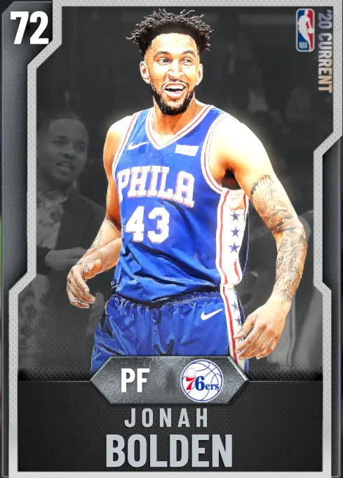 (SILVER) Jonah Bolden (72 OVR)