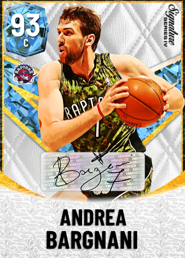 (DIAMOND) Andrea Bargnani (93 OVR)