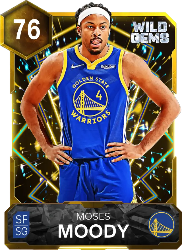 (GOLD) Moses Moody (76 OVR)