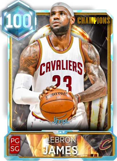 KING JAMES CHAMPIONS CARD
