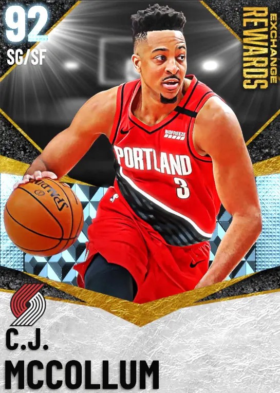 (DIAMOND) C.J. McCollum (92 OVR)