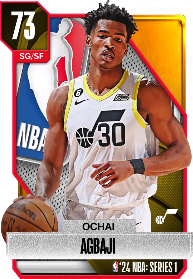 (GOLD) Ochai Agbaji (73 OVR)