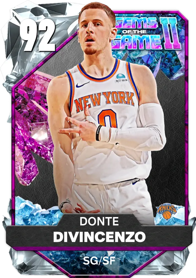 (DIAMOND) Donte DiVincenzo (92 OVR)