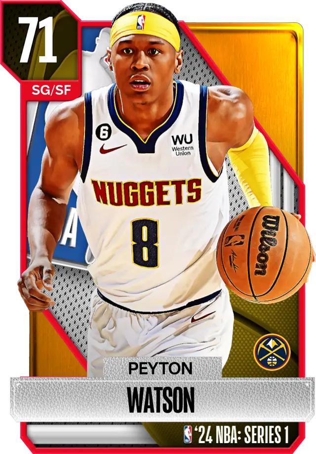 (GOLD) Peyton Watson (71 OVR)