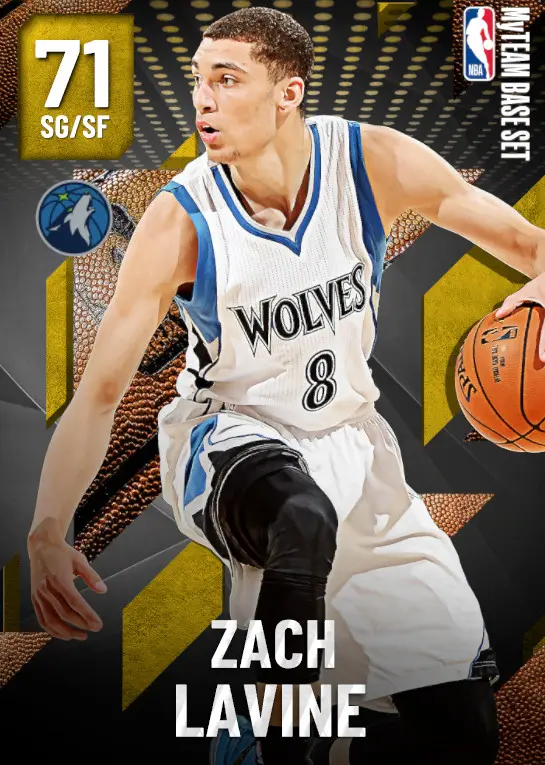 (GOLD) Zach LaVine (71 OVR)