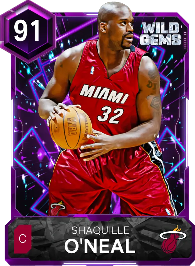 (AMETHYST) Shaquille O'Neal (91 OVR)
