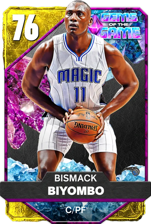76 Bismack Biyombo | Gold Gems of the Game