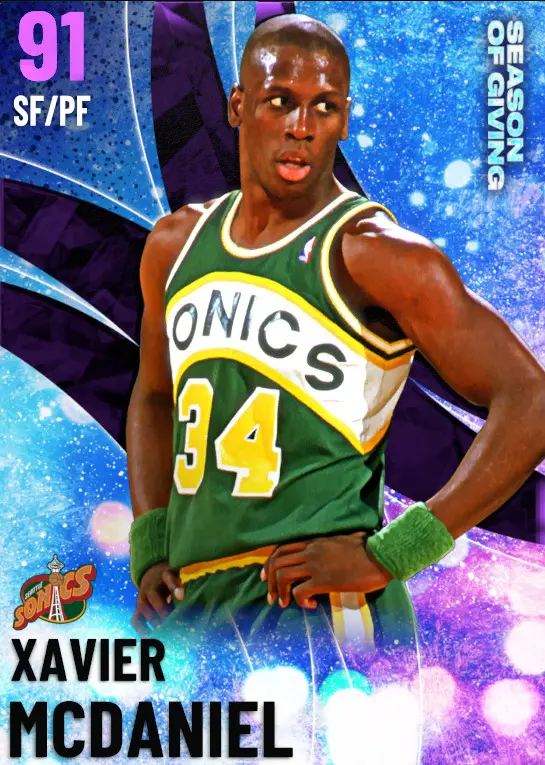 (AMETHYST) Xavier McDaniel (91 OVR)