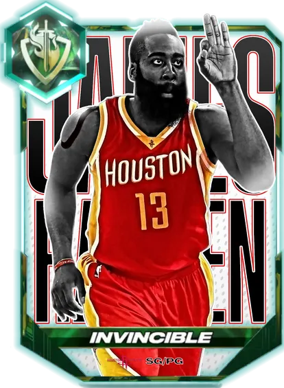 INVINCIBLE JAMES HARDEN CARD