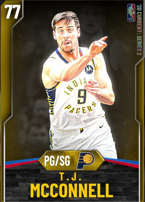 (GOLD) T.J. McConnell (77 OVR)