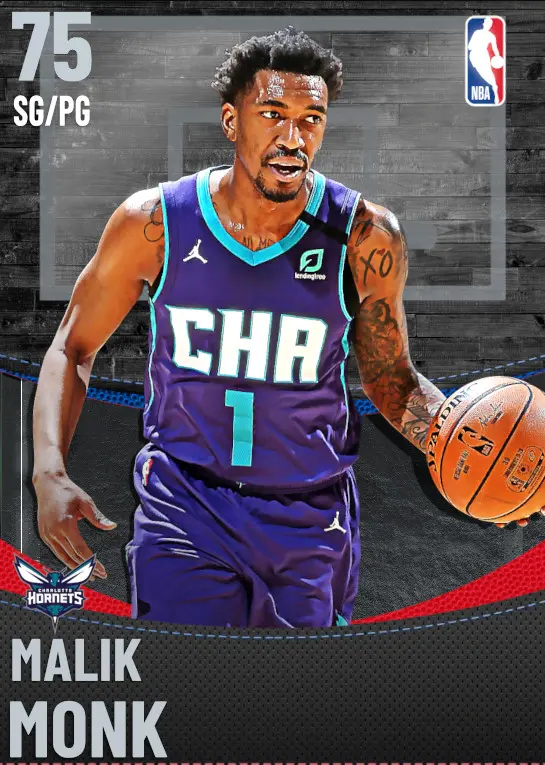 (SILVER) Malik Monk (75 OVR)