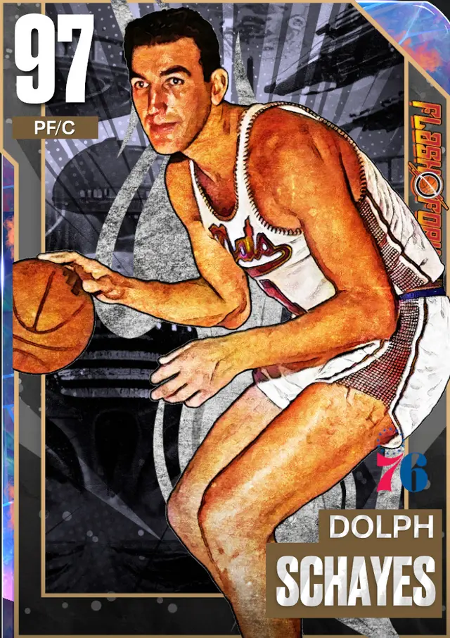 (OPAL) Dolph Schayes (97 OVR)