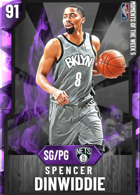 (AMETHYST) Spencer Dinwiddie (91 OVR)