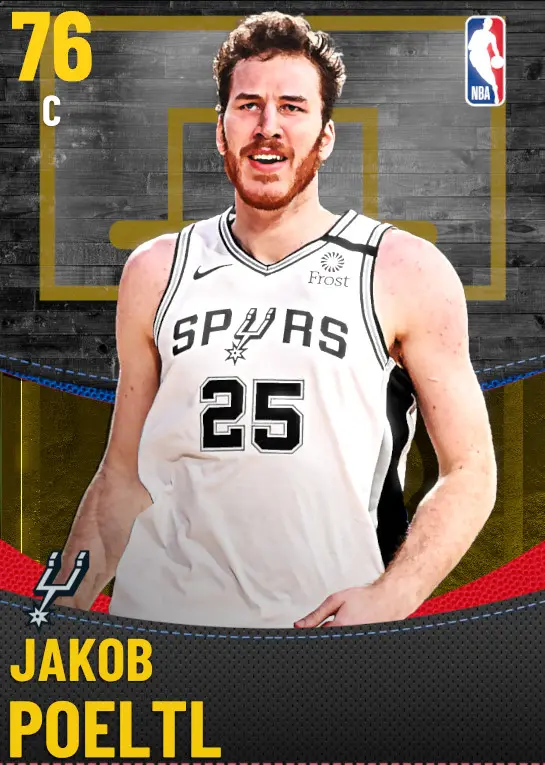 (GOLD) Jakob Poeltl (76 OVR)
