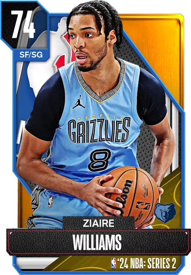 (GOLD) Ziaire Williams (74 OVR)