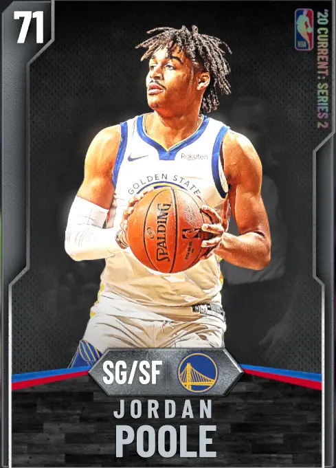 (SILVER) Jordan Poole (71 OVR)