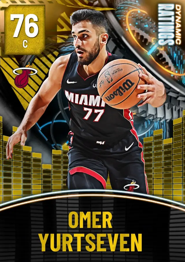 (GOLD) Omer Yurtseven (76 OVR)