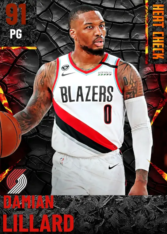 (HEATCHECK) Damian Lillard (91 OVR)